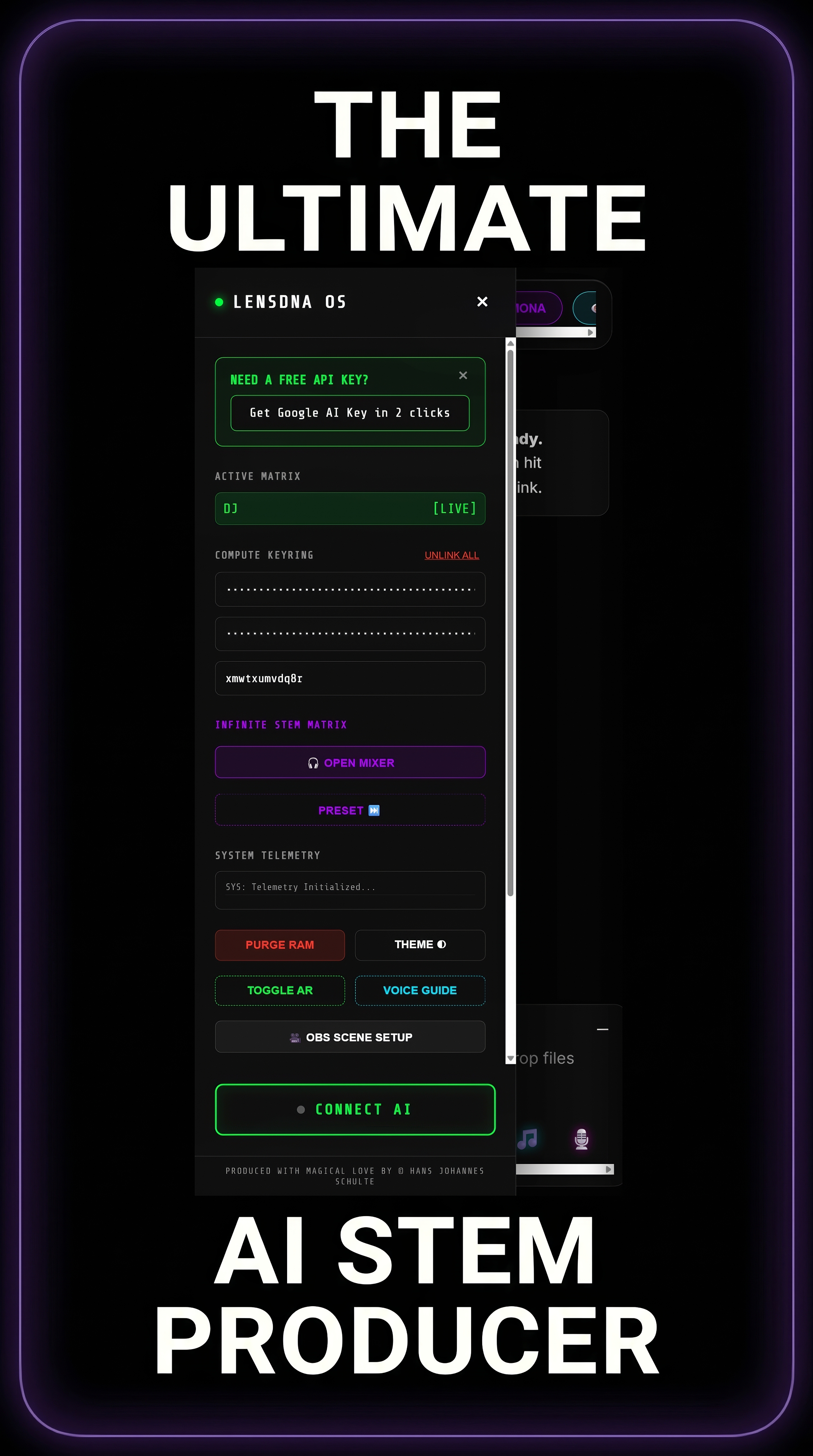 LensDJ Pro - The Ultimate AI Stem Producer Interface